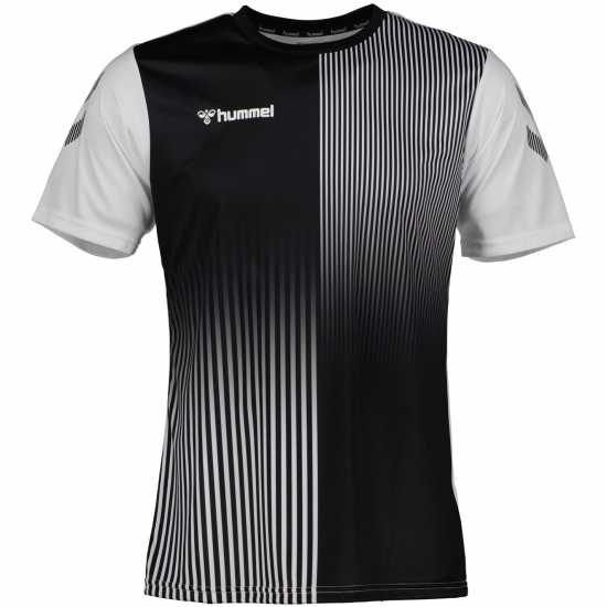 Hummel Mexico Shirt Adults Black/White Hummel Mens