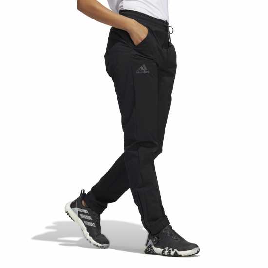 Adidas Provisional Golf Pants Womens Черно Дамско водонепромокаемо облекло