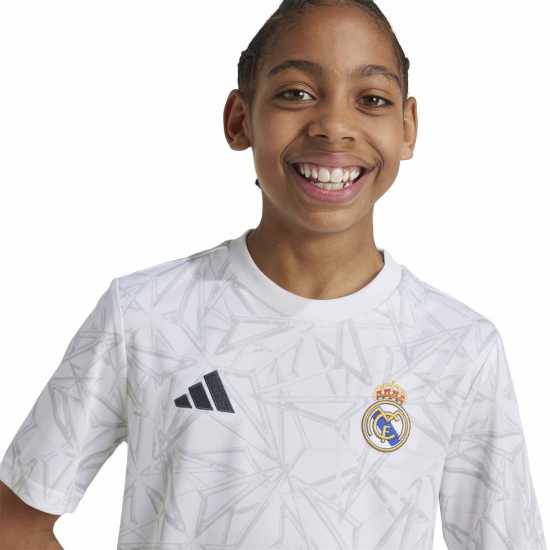 Adidas Real Madrid Pre Match Shirt 2024 2025 Juniors  Детски тениски и фланелки