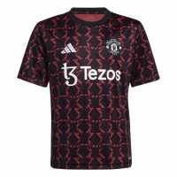 Adidas Manchester United Pre Match Shirt 2024 2025 Juniors