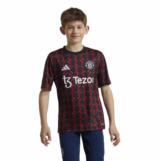 Adidas Manchester United Pre Match Shirt 2024 2025 Juniors  Детски тениски и фланелки