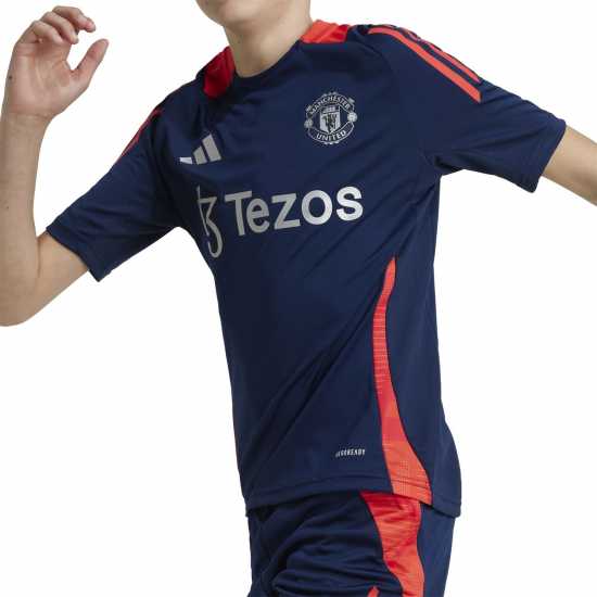 Adidas Manchester United Training Shirt 2024 2025 Juniors  Детски тениски и фланелки