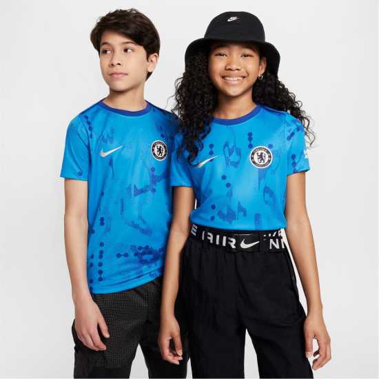 Nike Chelsea Home Pre Match Shirt 2024 2025 Juniors  Детски тениски и фланелки