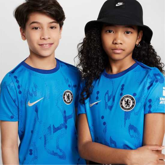 Nike Chelsea Home Pre Match Shirt 2024 2025 Juniors  Детски тениски и фланелки