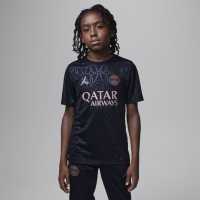 Nike Paris Saint Germain Academy Pro Pre Match Third Shirt 2024 2025 Juniors  