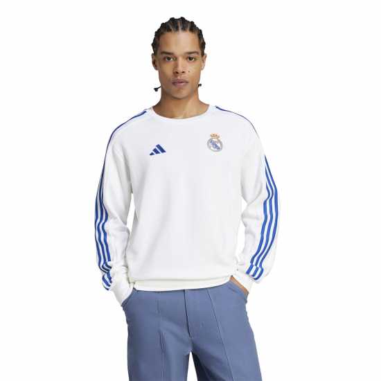 Adidas Real Madrid Dna Sweatshirt 2024 2025 Adults  Мъжко облекло за едри хора