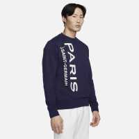 Nike Paris Saint-Germain Club Men'S Soccer Crew-Neck French Terry Sweatshirt Mens  Мъжко облекло за едри хора