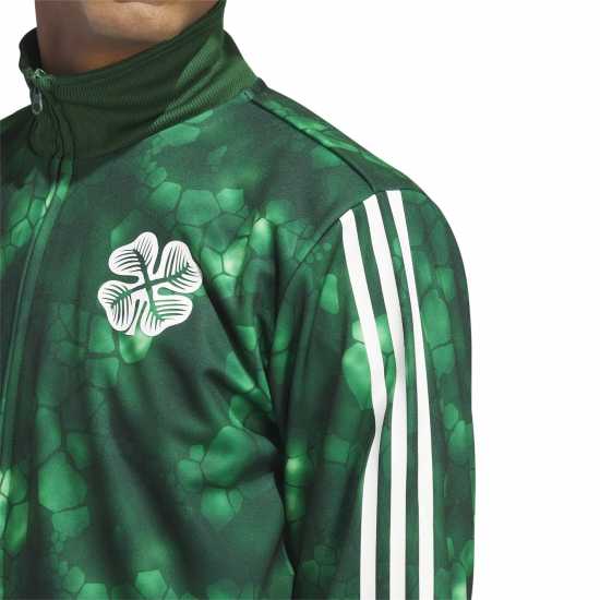 Adidas Celtic Lifestyler Tracksuit Top 2023 2024 Adults  Футболни тренировъчни якета