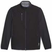 Puma Ватирано Яке Scotia Quilted Jacket Golf Mens Черно/Енергия Голф облекло