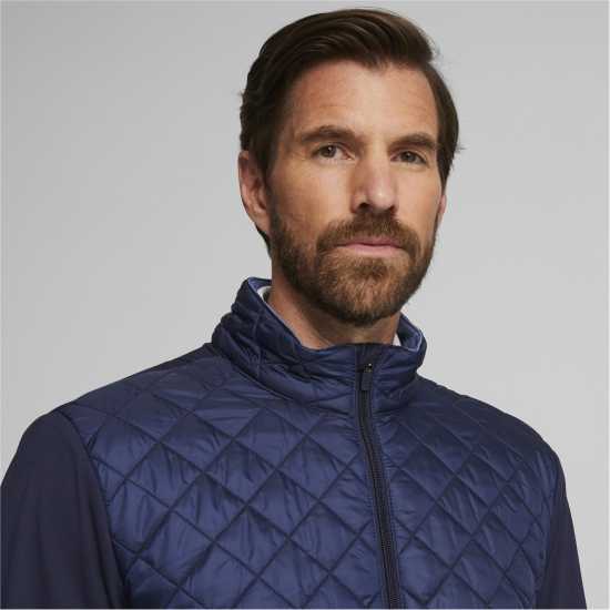 Puma Ватирано Яке Frost Quilted Jacket Golf Mens  Голф облекло