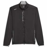 Puma Шел Яке Channel Softshell Jacket Golf Mens Черно/Енергия Голф облекло