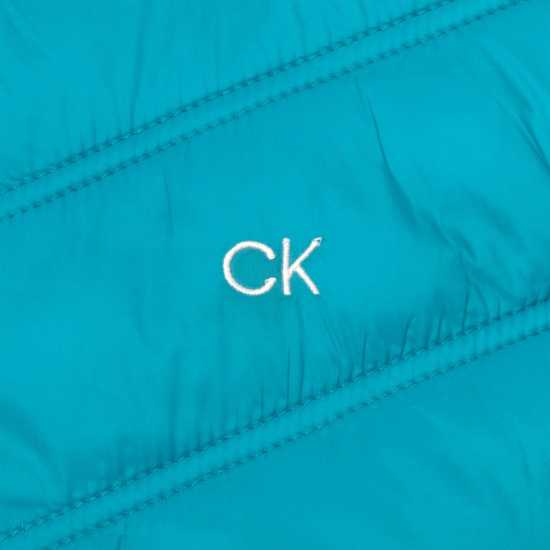 Хибридно Яке Calvin Klein Golf Golf Frontera Hybrid Jacket Карибско синьо Мъжки грейки