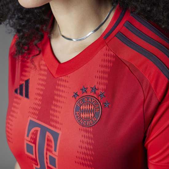 Adidas Домакинска Футболна Фланелка Fc Bayern Munich Home Shirt 2024 2025 Womens  Дамско облекло плюс размер