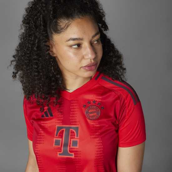 Adidas Домакинска Футболна Фланелка Fc Bayern Munich Home Shirt 2024 2025 Womens  Дамско облекло плюс размер