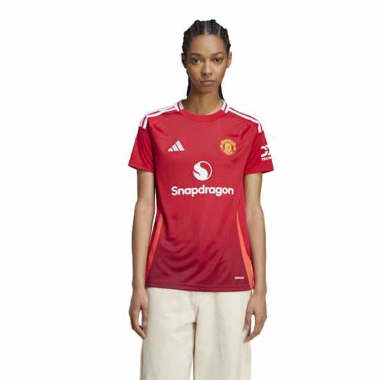 Adidas Домакинска Футболна Фланелка Manchester United Home Shirt 2024 2025 Womens  Дамско облекло плюс размер