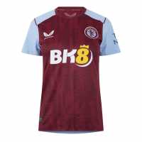 Домакинска Футболна Фланелка Castore Aston Villa Home Shirt 2023 2024 Womens  Дамско облекло плюс размер