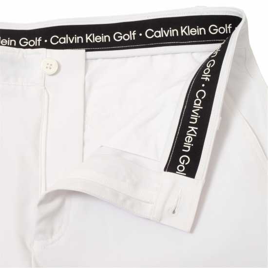 Мъжки Шорти Calvin Klein Golf Bullet Shorts Mens Бяло Шапки за голф и козирки