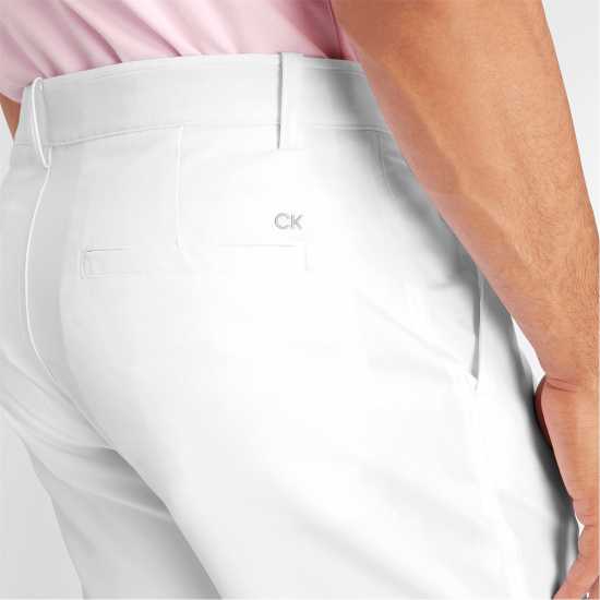 Мъжки Шорти Calvin Klein Golf Bullet Shorts Mens Бяло Шапки за голф и козирки