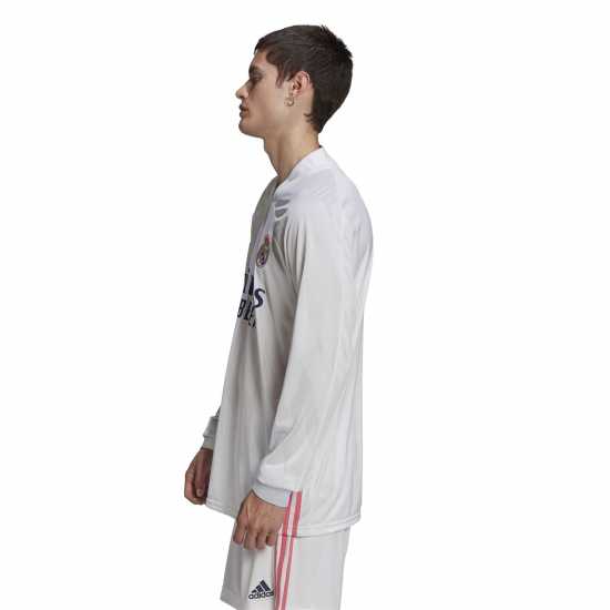 Adidas Домакинска Футболна Фланелка Real Madrid Home Shirt 2020 2021 Adults  Мъжко облекло за едри хора