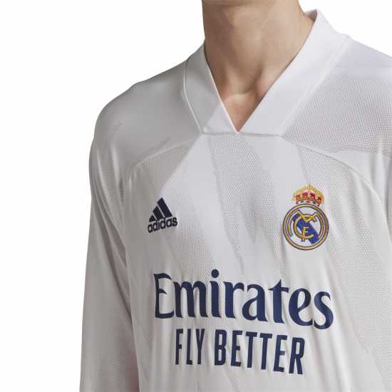 Adidas Домакинска Футболна Фланелка Real Madrid Home Shirt 2020 2021 Adults  Мъжко облекло за едри хора