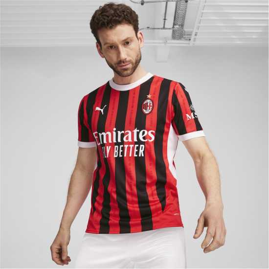 Puma Домакинска Футболна Фланелка Ac Milan Home Shirt 2024 2025 Adults  New Releases