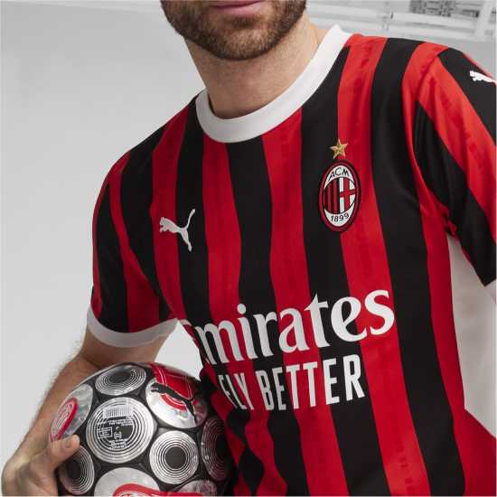 Puma Домакинска Футболна Фланелка Ac Milan Home Shirt 2024 2025 Adults  New Releases