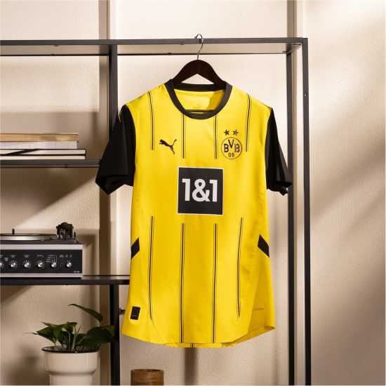 Puma Домакинска Футболна Фланелка Borussia Dortmund Home Shirt 2024 2025 Adults  Мъжко облекло за едри хора