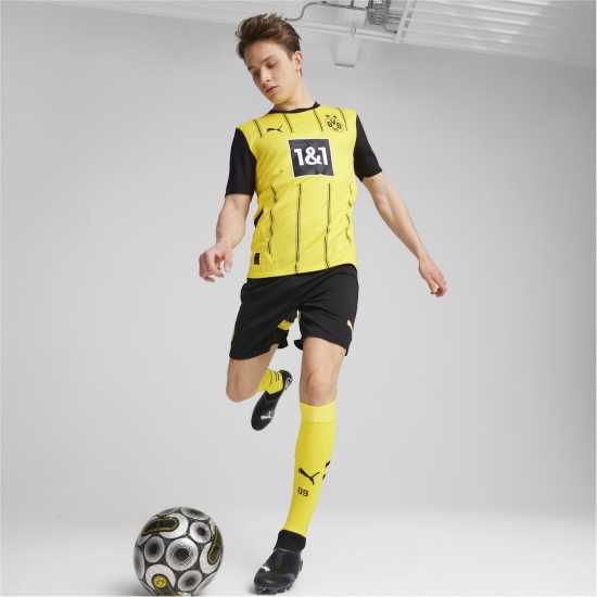 Puma Домакинска Футболна Фланелка Borussia Dortmund Home Shirt 2024 2025 Adults  Мъжко облекло за едри хора