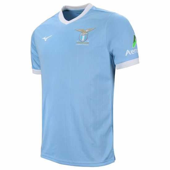 Mizuno Домакинска Футболна Фланелка Lazio 50-Year Anniversary Home Shirt 2024 2025 Adults  New Releases