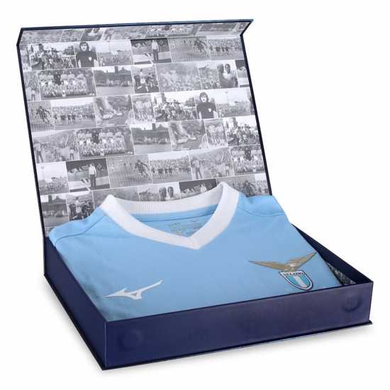 Mizuno Домакинска Футболна Фланелка Lazio 50-Year Anniversary Home Shirt 2024 2025 Adults  New Releases