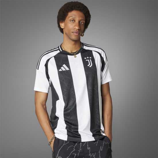 Adidas Домакинска Футболна Фланелка Juventus Home Shirt 2024 2025 Adults  