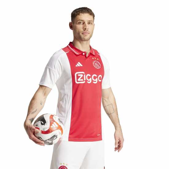 Adidas Домакинска Футболна Фланелка Ajax Amsterdam Home Shirt 2024 2025 Adults  