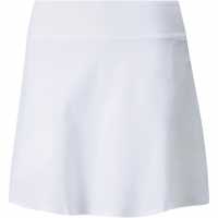 Puma Pwrshape Solid Skirt Skort Womens Ярко бяло Дамски къси панталони