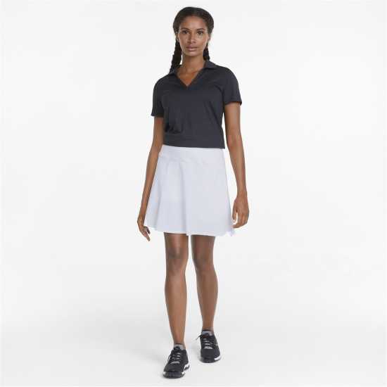 Puma Pwrshape Solid Skirt Skort Womens Ярко бяло Дамски къси панталони