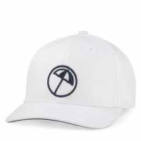 Puma Шапка С Права Козирка Ap Circle Umbrella Snapback Cap Golf Unisex Adults Бяло/Морско синьо Голф облекло