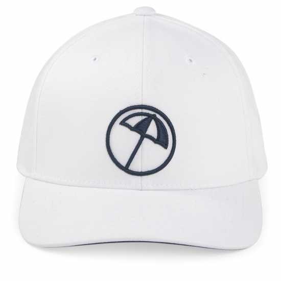 Puma Шапка С Права Козирка Ap Circle Umbrella Snapback Cap Golf Unisex Adults Бяло/Морско синьо Голф облекло