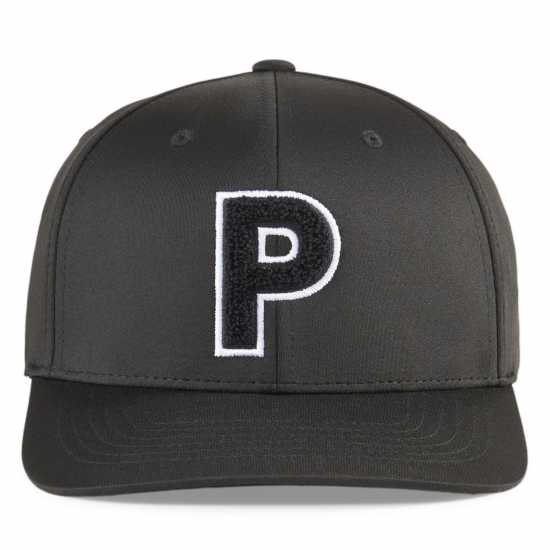 Puma Chenille P Cap Golf Unisex Adults Черно Пума Голф облекло