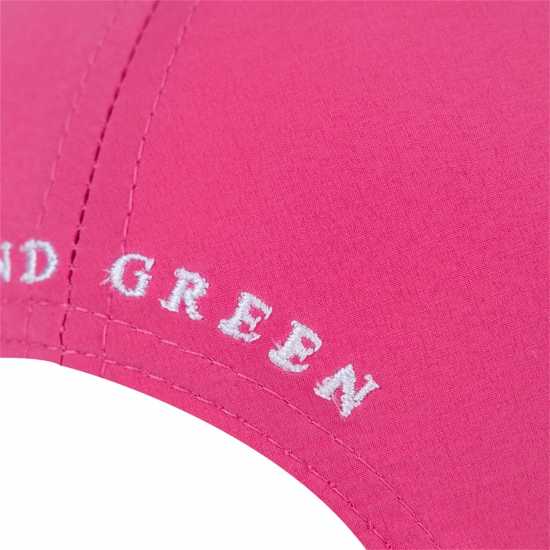 Island Green Golf Diamante Logo Peak Cap Ladies Розово Голф пълна разпродажба