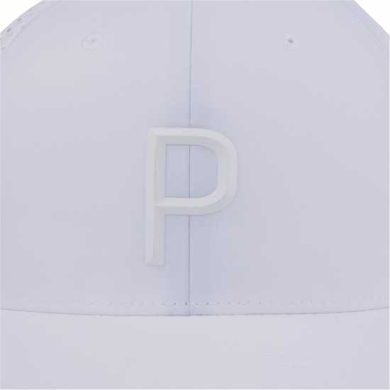 Puma Шапка С Права Козирка Tech P Snapback Cap Golf Unisex Adults Черно/Бяло Шапки за голф и козирки