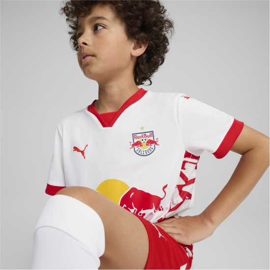 Puma Домакинска Футболна Фланелка Red Bull Salzburg Home Shirt 2024 2025 Juniors  