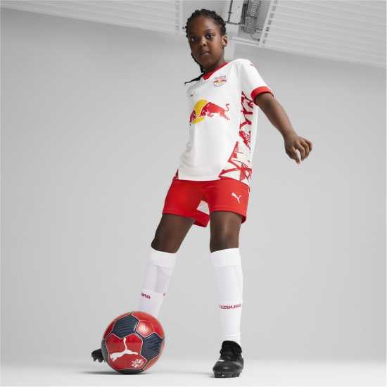 Puma Домакинска Футболна Фланелка Red Bull Salzburg Home Shirt 2024 2025 Juniors  