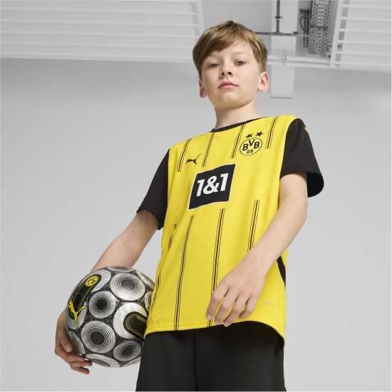 Puma Домакинска Футболна Фланелка Borussia Dortmund Home Shirt 2024 2025 Juniors  New Releases