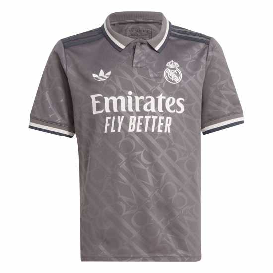 Adidas Real Madrid Third Shirt 2024 2025 Juniors  