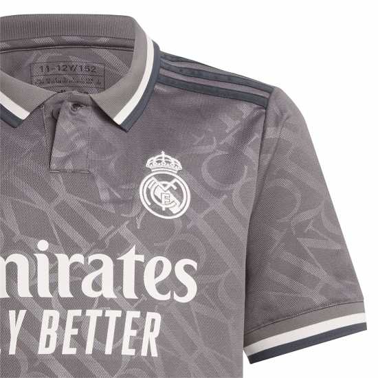 Adidas Real Madrid Third Shirt 2024 2025 Juniors  