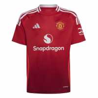 Adidas Домакинска Футболна Фланелка Manchester United Home Shirt 2024 2025 Juniors