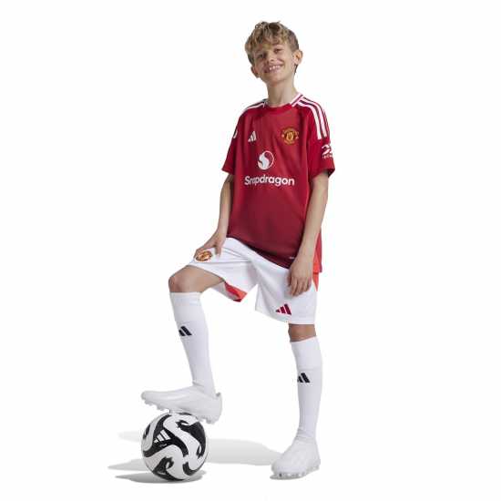 Adidas Домакинска Футболна Фланелка Manchester United Home Shirt 2024 2025 Juniors  