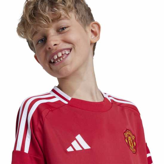 Adidas Домакинска Футболна Фланелка Manchester United Home Shirt 2024 2025 Juniors  