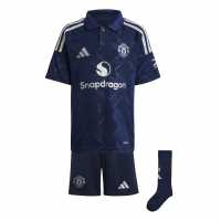 Adidas Manchester United Away Minikit 2024 2025  