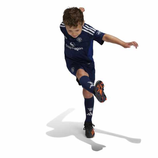 Adidas Manchester United Away Minikit 2024 2025  