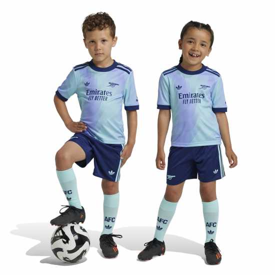 Adidas Arsenal Third Minikit 2024 2025 Infants  